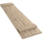 Ekena Millwork Rustic Two Board Joined Board-n-Batten Hand Hewn Faux Wood Shutters, 11W x 48H, PR SHUBJS11X48HHPR - alternate 6
